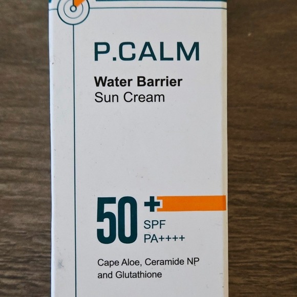 P.CALM Water Barrier Sun Cream SPF 50+ PA++++ Cape Aloe Ceramide Korean - Picture 1 of 4